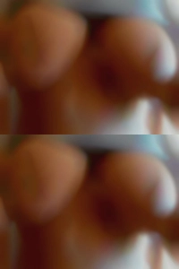 Brown eyes and average swingers build.