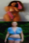 Naked girls with pines and guys